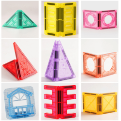 Magnetic Tiles bygges�t - Sampak, 2 x 110 dele