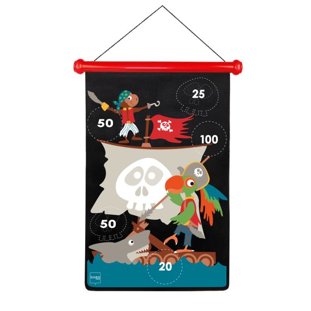 Magnetiskt dartspel � barnv�nlig dart med 6 pilar