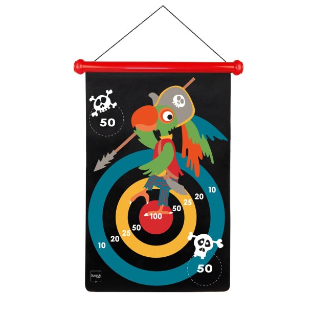Magnetiskt dartspel � barnv�nlig dart med 6 pilar