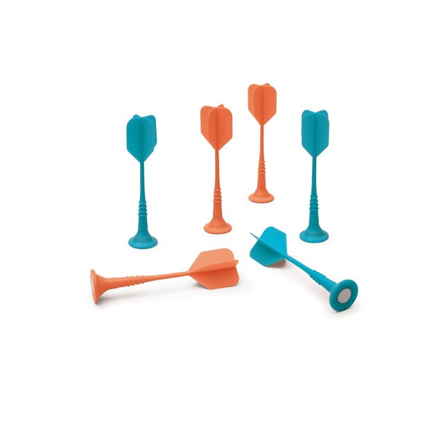 Magnetiskt dartspel med dinosaurier � barnv�nlig dart med 6 pilar