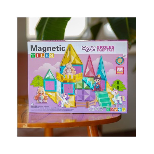 Magnetiske Byggeklodser Eventyrslot � 55 Dele
