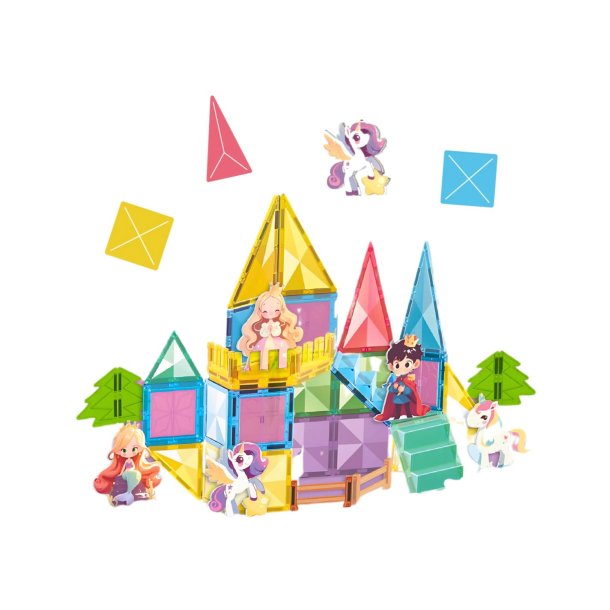 Magnetiske Byggeklodser Eventyrslot � 55 Dele