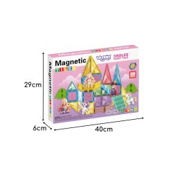 Magnetiske Byggeklodser Eventyrslot � 55 Dele