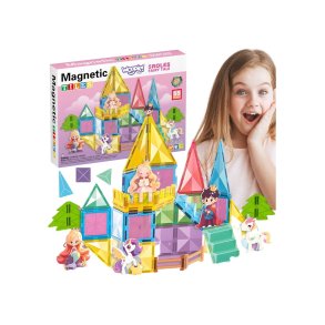 Magnetiske Byggeklodser Eventyrslot � 55 Dele