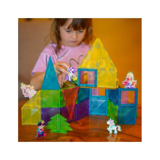 Magnetiske Byggeklodser Eventyrslot � 55 Dele