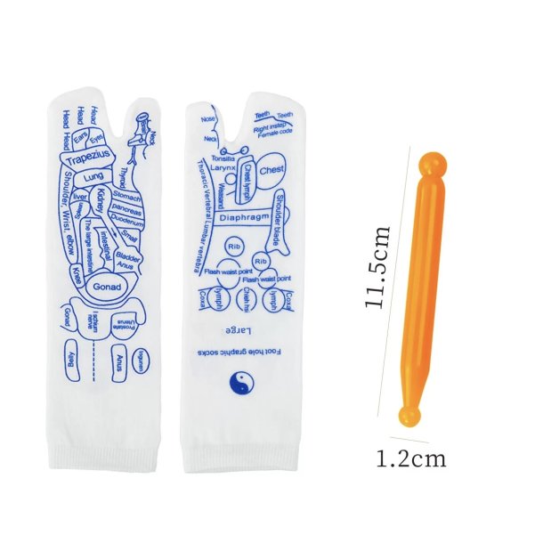 Zoneterapi Strømper, large