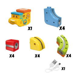 Mini Anti-Gravity Magnetisk Togbane � 18 dele