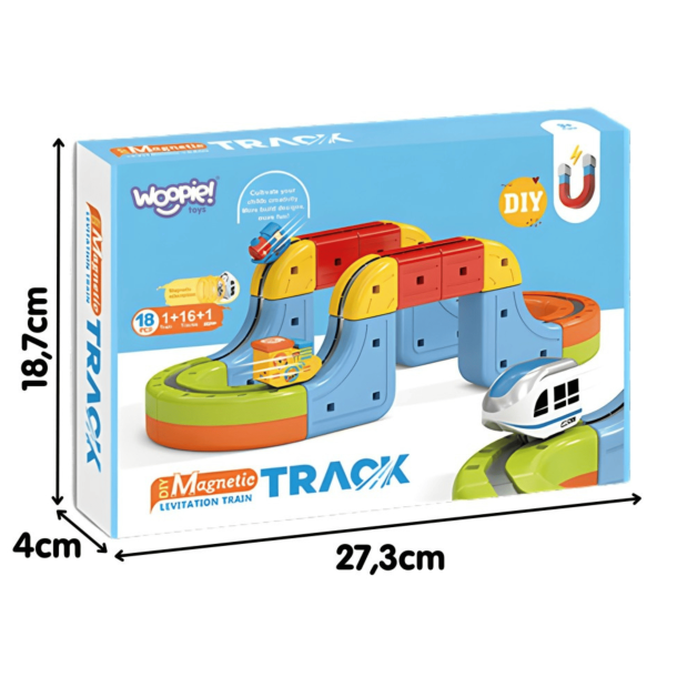 Mini Anti-Gravity Magnetisk Togbane � 18 dele