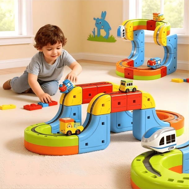 Mini Anti-Gravity Magnetisk Togbane � 18 dele