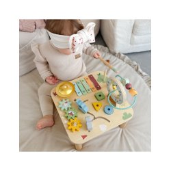 Montessori aktivitetsbord 5-i-1 � musik, sinnen och motorik
