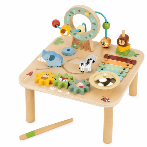 Montessori aktivitetsbord 5-i-1 � musik, sanser og motorik