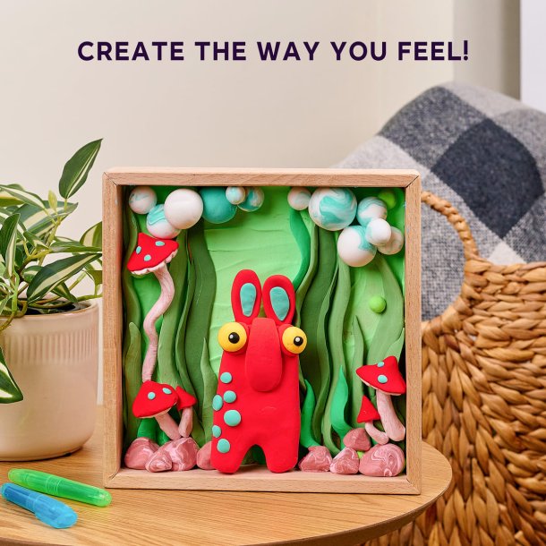 Mor-trold i 3D med air clay � kreativt kreas�t