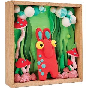 Mor-trold i 3D med air clay � kreativt kreas�t