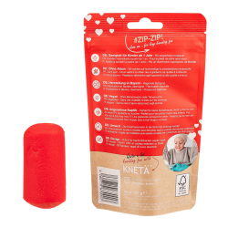 KNET� Vegansk Modellervoks R�d 100 g � Bl�d og Naturlig Legemasse fra 1 �r