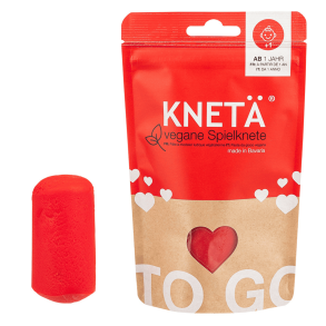 KNET� Vegansk Modellervoks R�d 100 g � Bl�d og Naturlig Legemasse fra 1 �r