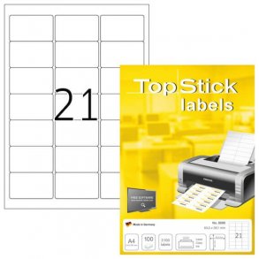 Herma Labels TopStick 63,5  X  38,1 mm 100 stk