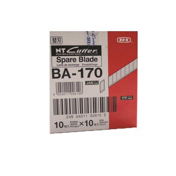 NT Cutter Skreblade 9mm 10 stk