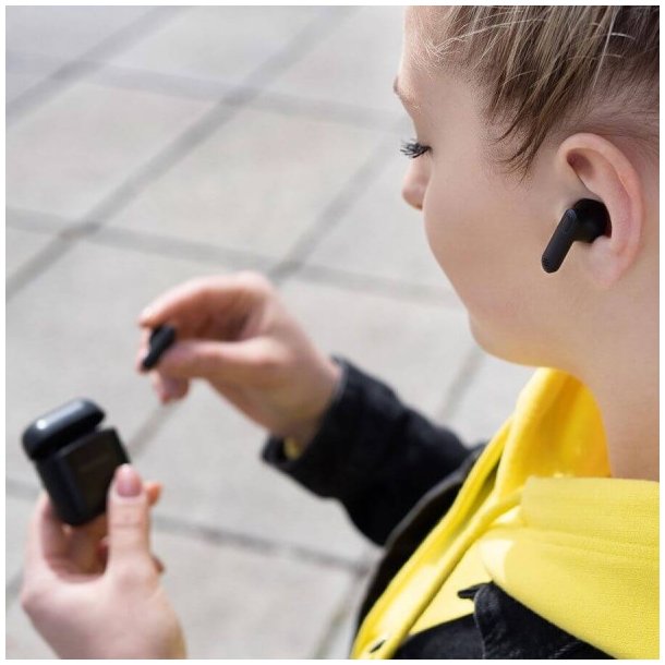 Niceboy HIVE Beans TWS in-ear hretelefoner - Sort