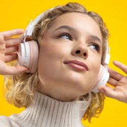 Niceboy HIVE Joy 3 trdlse hretelefoner - Hvid