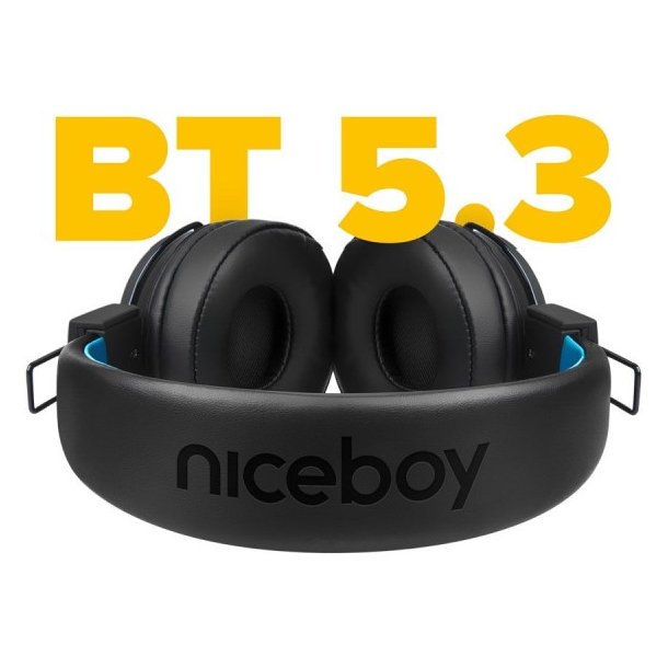 Niceboy HIVE Joy 3 trdlse hretelefoner - Sort