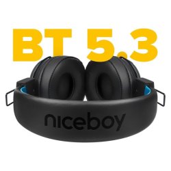 Niceboy HIVE Joy 3 trdlse hretelefoner - Sort
