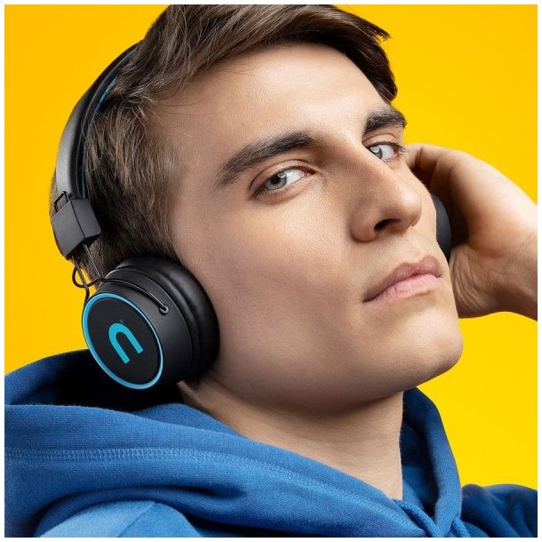 Niceboy HIVE Joy 3 trdlse hretelefoner - Sort