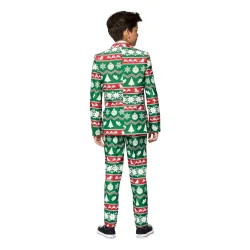 Suitmeister - Boys Christmas Green Nordic