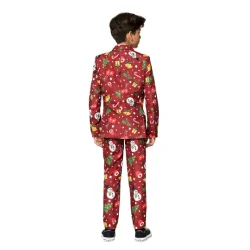 Suitmeister - Boys Christmas Red Icons Light Up