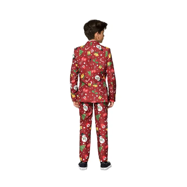 Suitmeister - Boys Christmas Red Icons Light Up