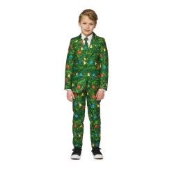 Suitmeister - Boys Christmas Green Tree Light Up