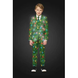 Suitmeister - Boys Christmas Green Tree Light Up