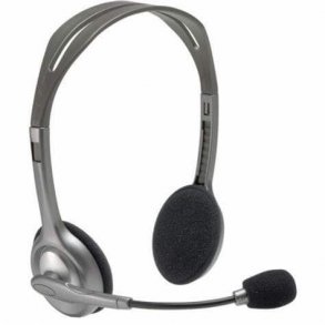 Logitech H110 Stereo Headset - Grey