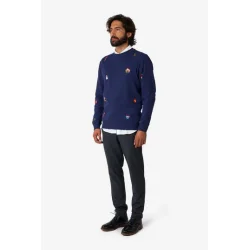 OppoSuits - Sweat X-Mas Icons - Navy