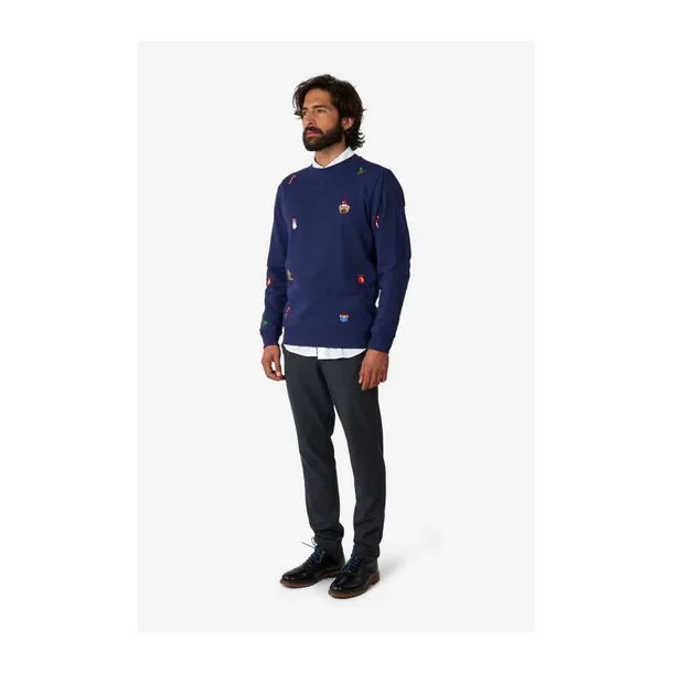 OppoSuits - Sweat X-Mas Icons - Navy