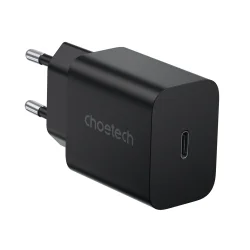Choetech USB-C PD vgoplader, 20W, sort