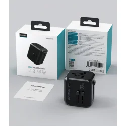 Choetech PD5008 Rejseadapter 30W (Europa/England/USA/Australien)