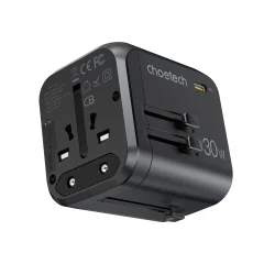 Choetech PD5008 Rejseadapter 30W (Europa/England/USA/Australien)