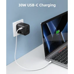 Choetech PD5008 Rejseadapter 30W (Europa/England/USA/Australien)