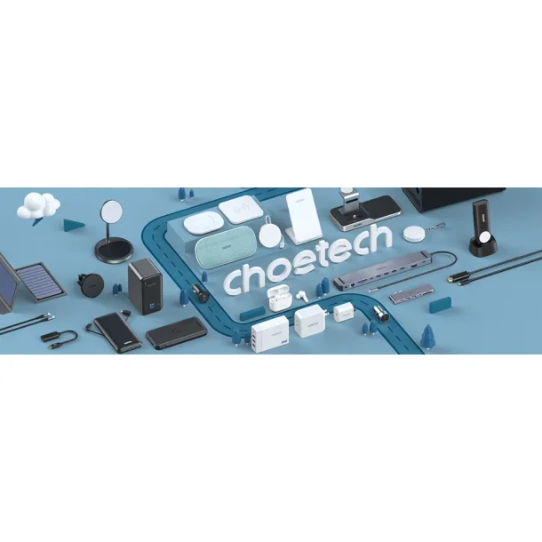 Choetech USB-C PD vgoplader, 25W, sort