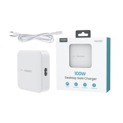 Choetech 4-port Oplader, 100W, hvid