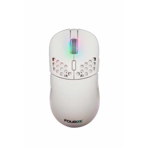 Fourze GM900 Trdls gaming mus, hvid