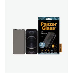 PanzerGlass skrmbeskyttelse iPhone 12/12 Pro - Privacy, antibakteriel effekt