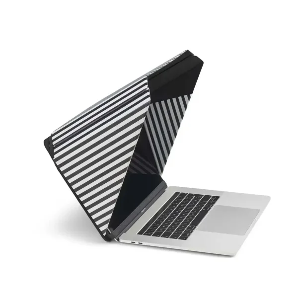 Philbert Solskrm &amp; Privatlivsbeskyttelse LUX m. Stander - Universal 12-14" (Sort/Hvid Stribet)