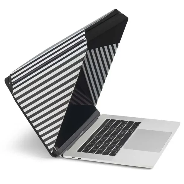 Philbert Solskrm &amp; Privatlivsbeskyttelse LUX m. Stander - Universal 15-16" (Sort/Hvid Stribet)