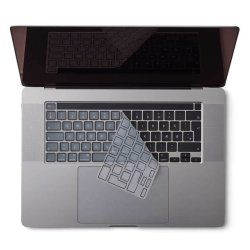 Philbert Tastaturcover til MacBook Pro 13-16" (2019-2022) - Transparent/Sort