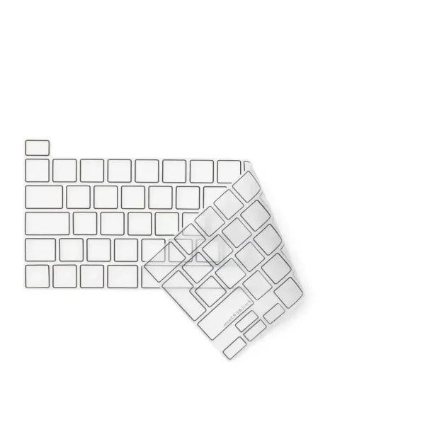 Philbert Tastaturcover til MacBook Pro 13-16" (2019-2022) - Transparent/Sort