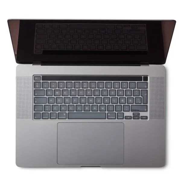 Philbert Tastaturcover til MacBook Pro 13-16" (2019-2022) - Transparent/Sort