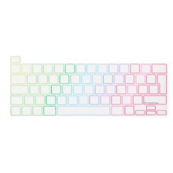 Philbert Tastaturcover til MacBook Pro 13-16" (2019-2022) - Transparent/Regnbue