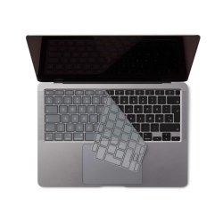 Philbert Tastaturcover til MacBook Air 13" (2020) - Transparent/Sort