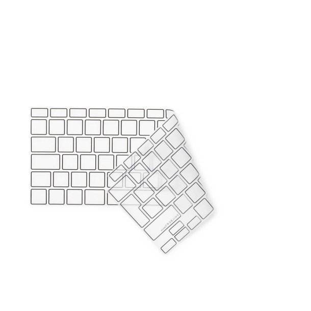 Philbert Tastaturcover til MacBook Air 13" (2020) - Transparent/Sort